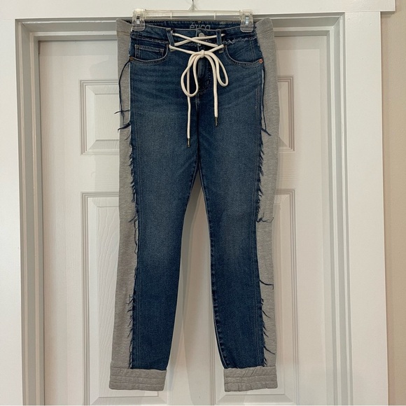 ETICA GIGI MID RISE CURVY JOGGER JEANS SIZE SMALL - Picture 1 of 8
